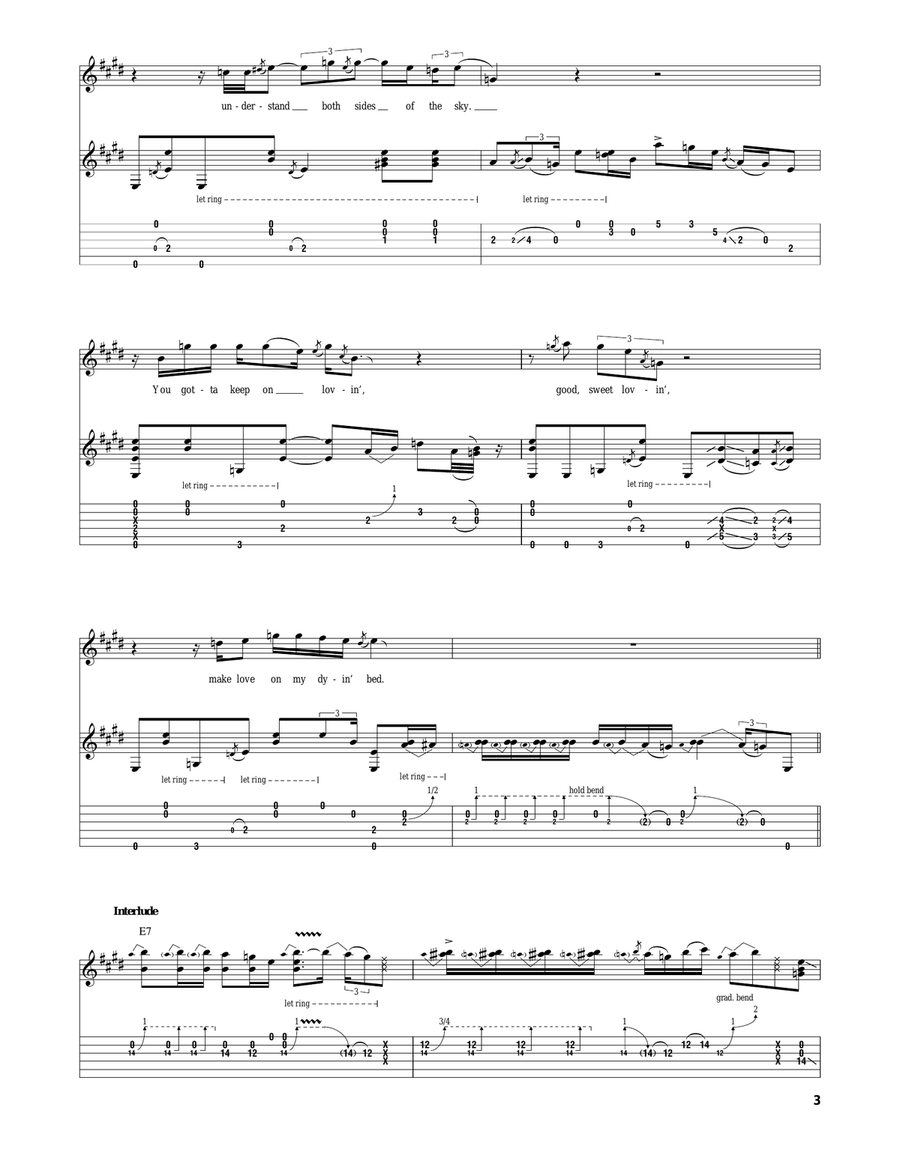 Midnight Lightning Midnight Lightning Acoustic Guitar scores gallery preview page 3