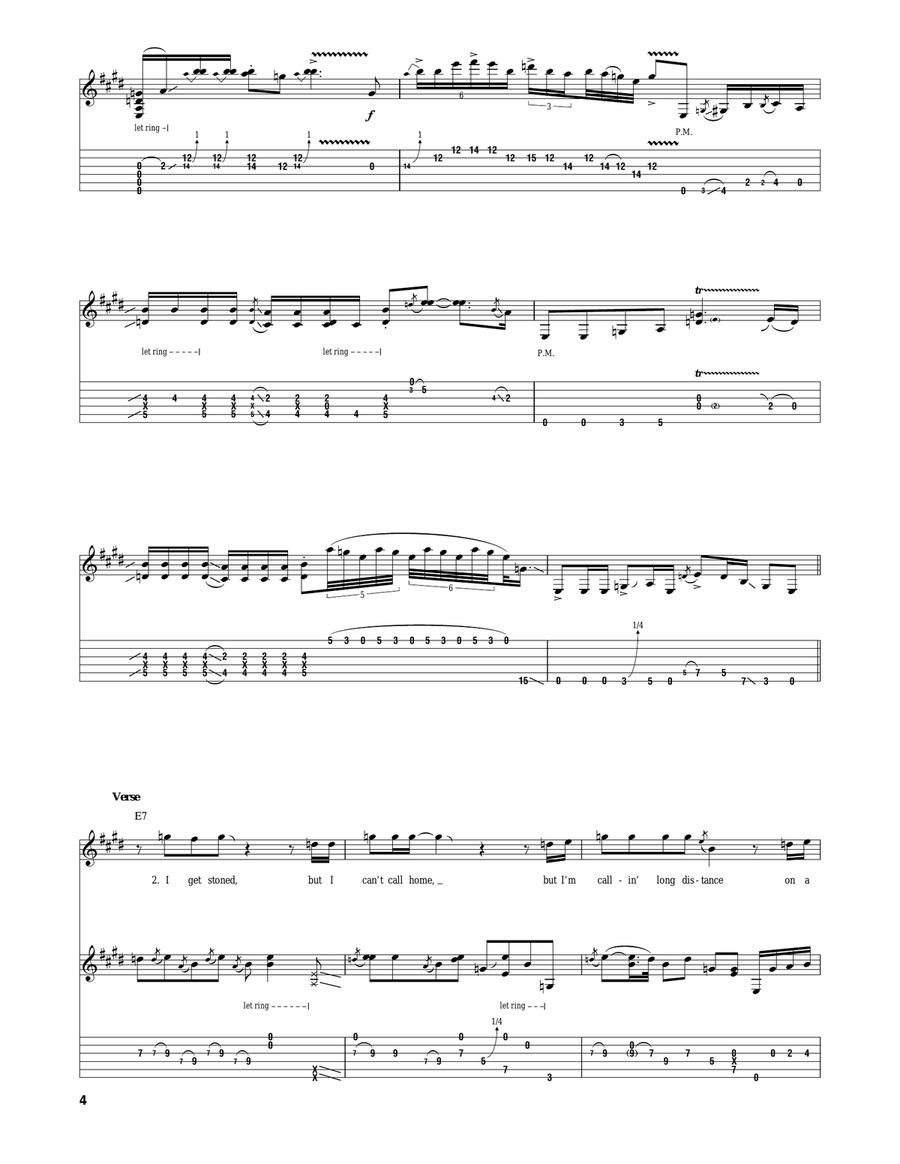 Midnight Lightning Midnight Lightning Acoustic Guitar scores gallery preview page 4
