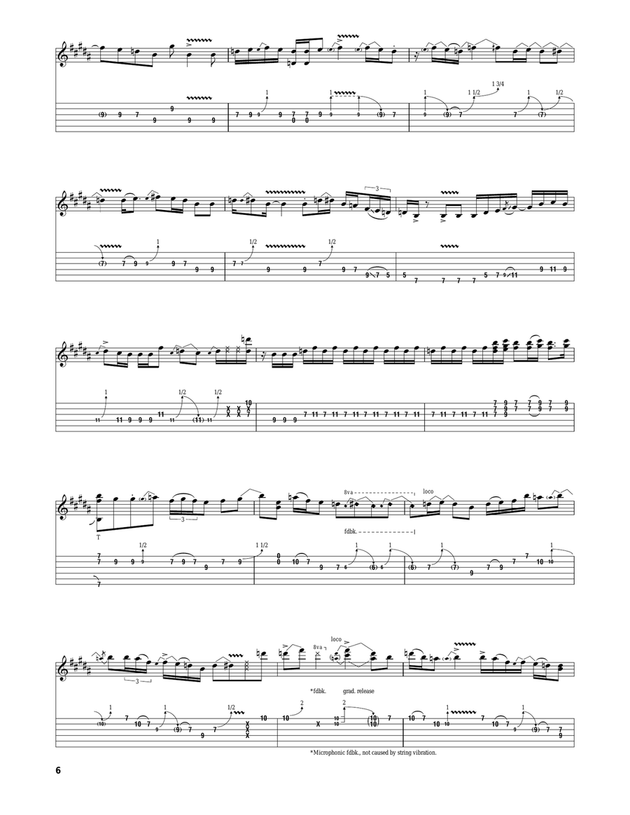 Dolly Dagger Acoustic Guitar scores gallery preview page 6