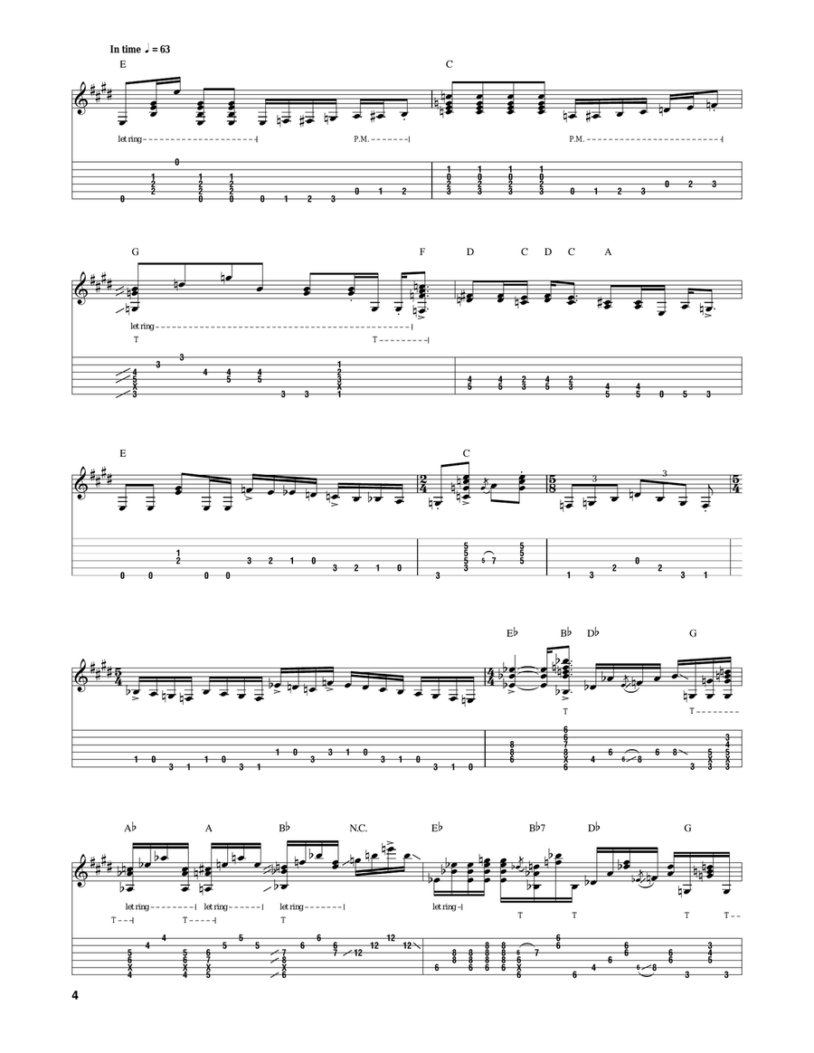 Hey Baby (New Rising Sun) Acoustic Guitar scores gallery preview page 4