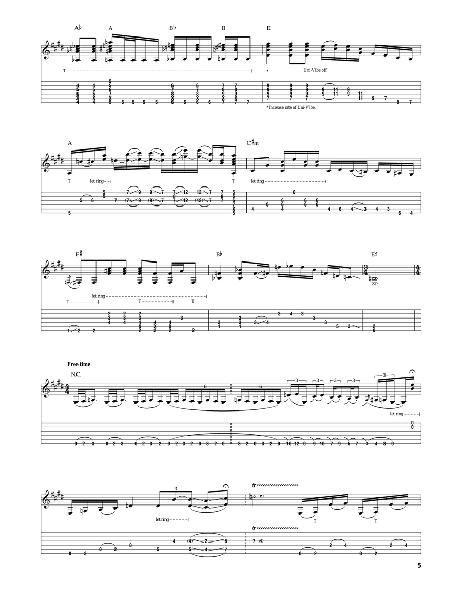 Hey Baby (New Rising Sun) Acoustic Guitar scores gallery preview page 5