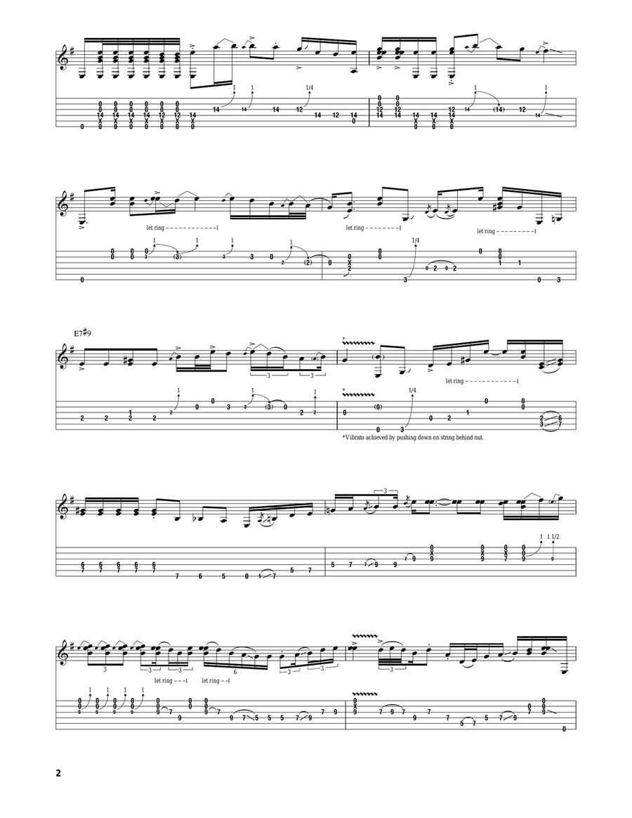 Machine Gun Machine Gun Acoustic Guitar scores gallery preview page 2