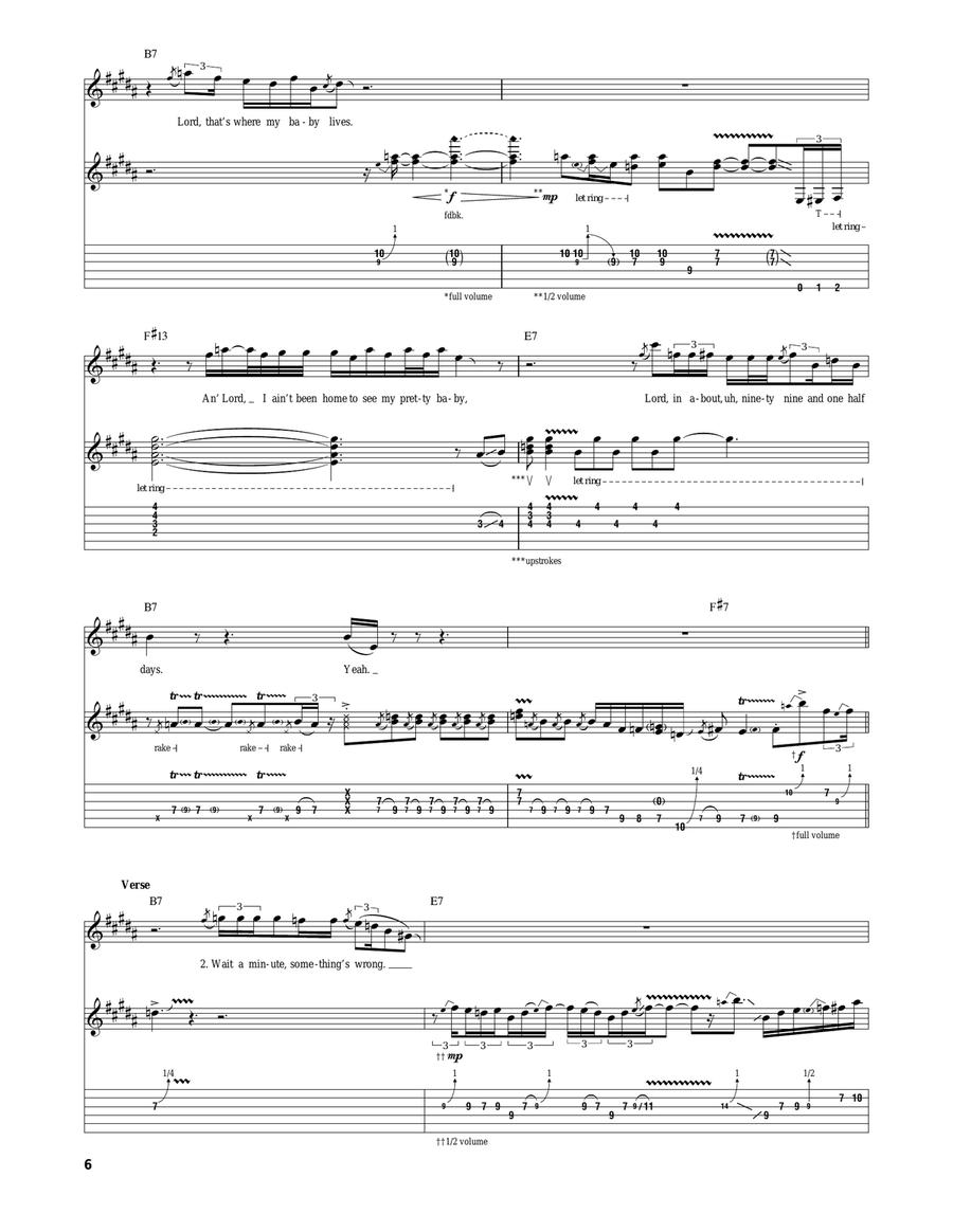 Red House Red House Acoustic Guitar scores gallery preview page 6
