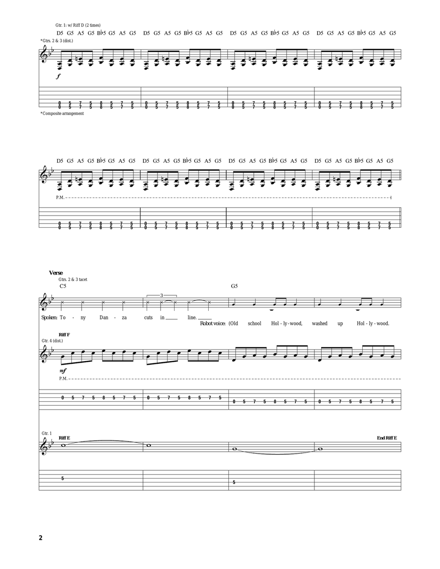 Old School Hollywood Old School Hollywood Electric Guitar scores gallery preview page 2