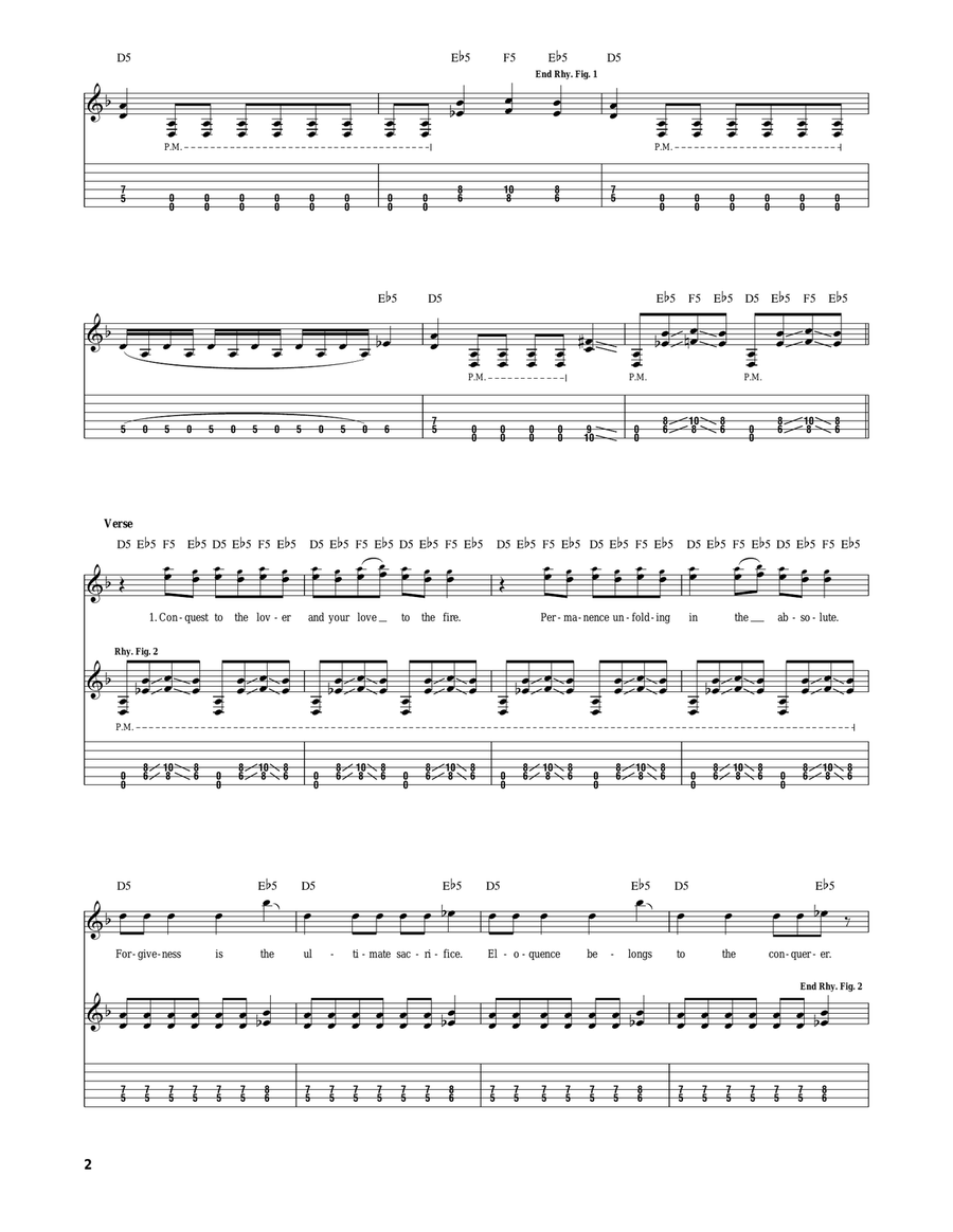 Sad Statue Sad Statue Electric Guitar scores gallery preview page 2