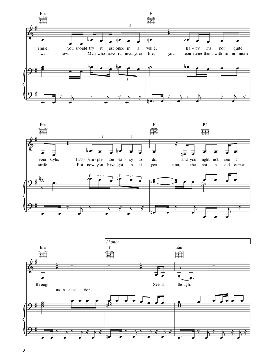 Another Place To Fall Another Place To Fall Piano, Vocal, Guitar scores gallery preview page 2