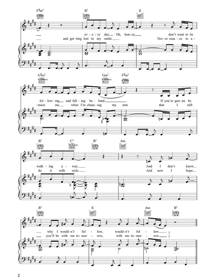 Stoppin' The Love Stoppin' The Love Piano, Vocal, Guitar scores gallery preview page 2