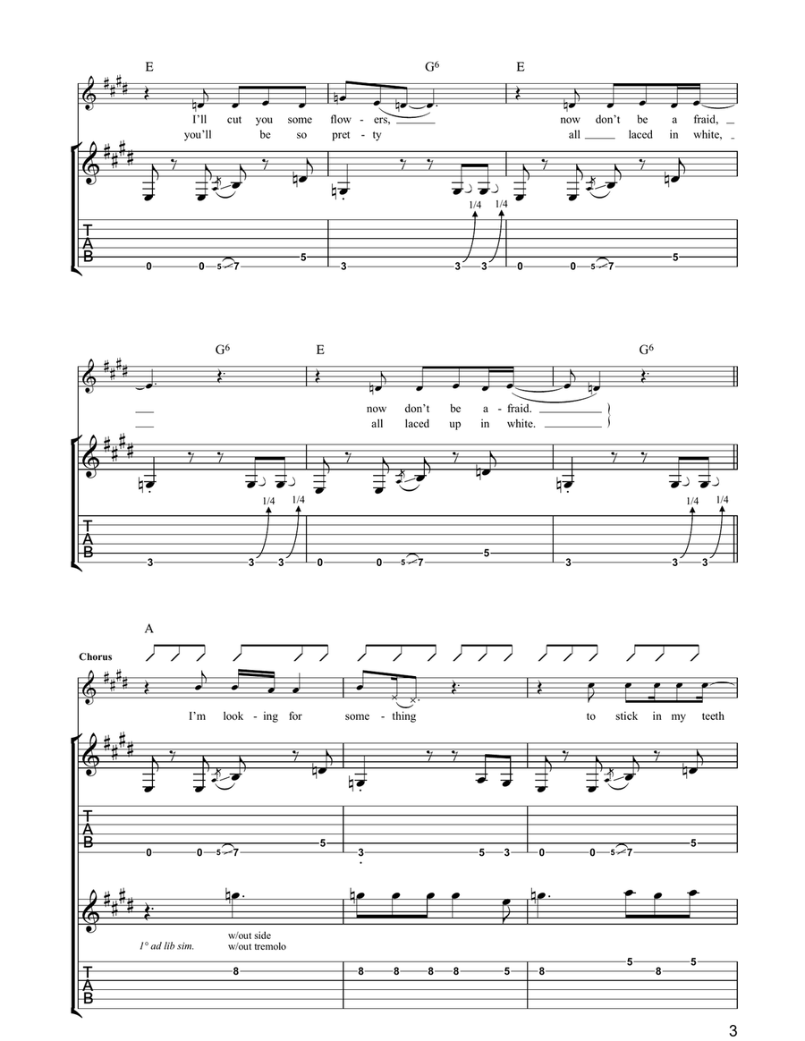 Dusty Dusty Acoustic Guitar scores gallery preview page 3