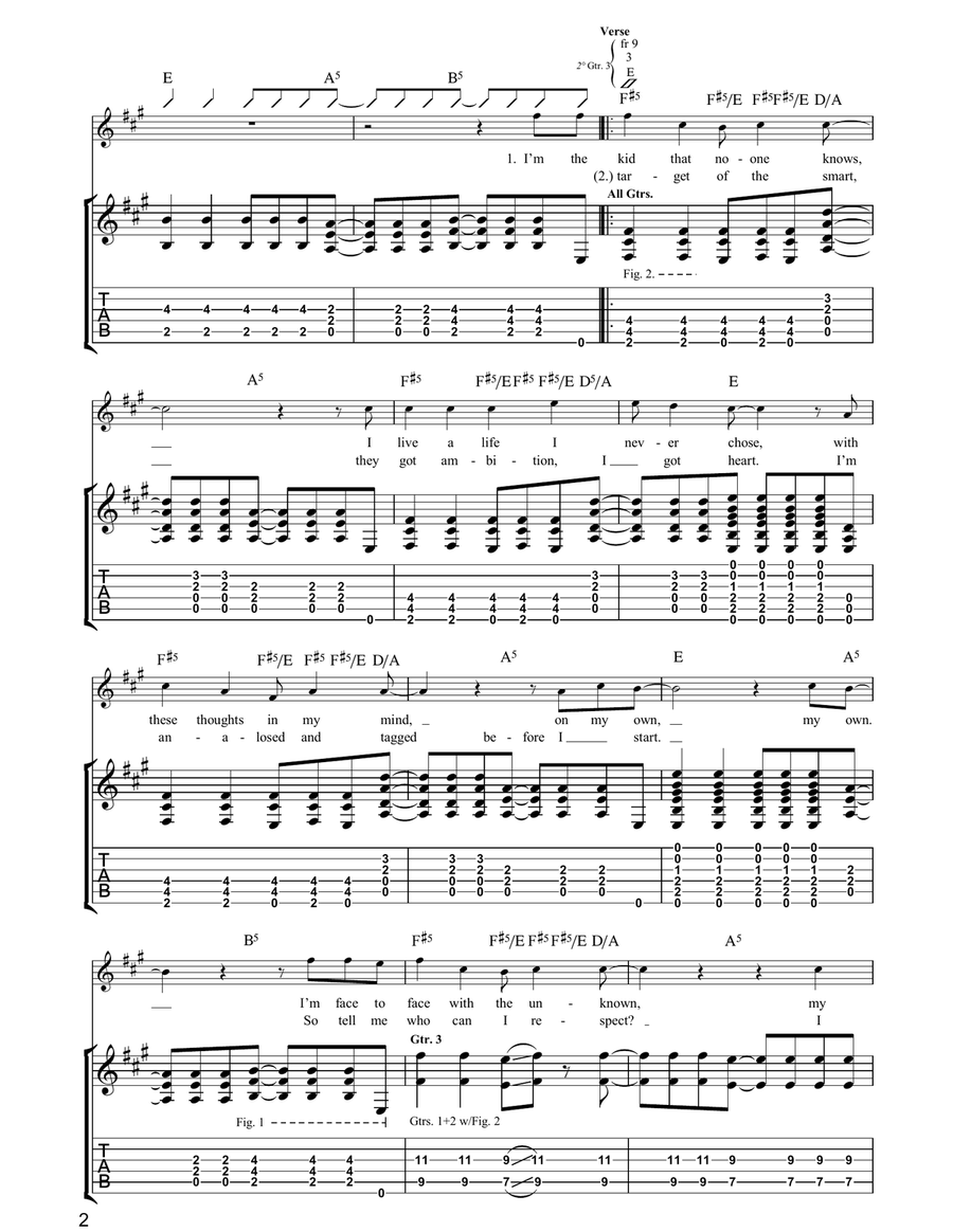 Little Know It All Little Know It All Acoustic Guitar scores gallery preview page 2