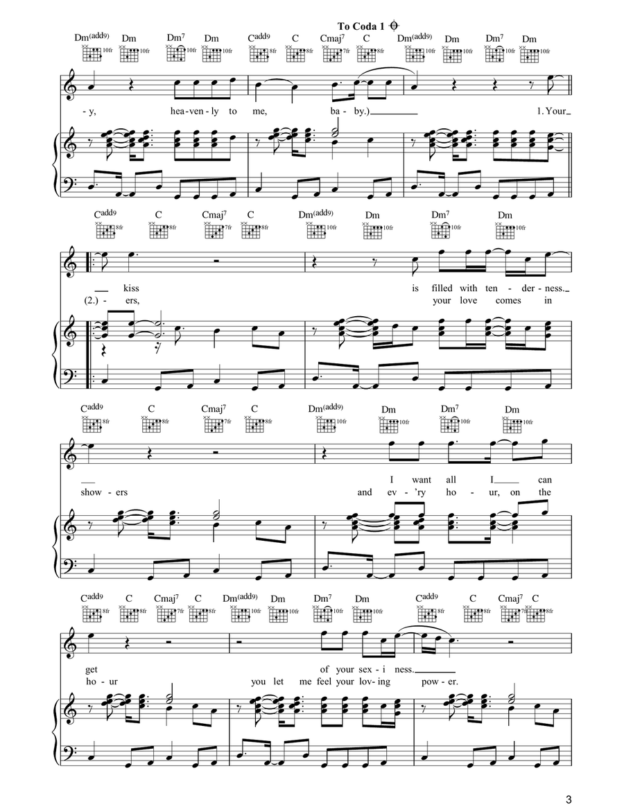 Heaven Must Be Missing An Angel Piano, Vocal, Guitar scores gallery preview page 3