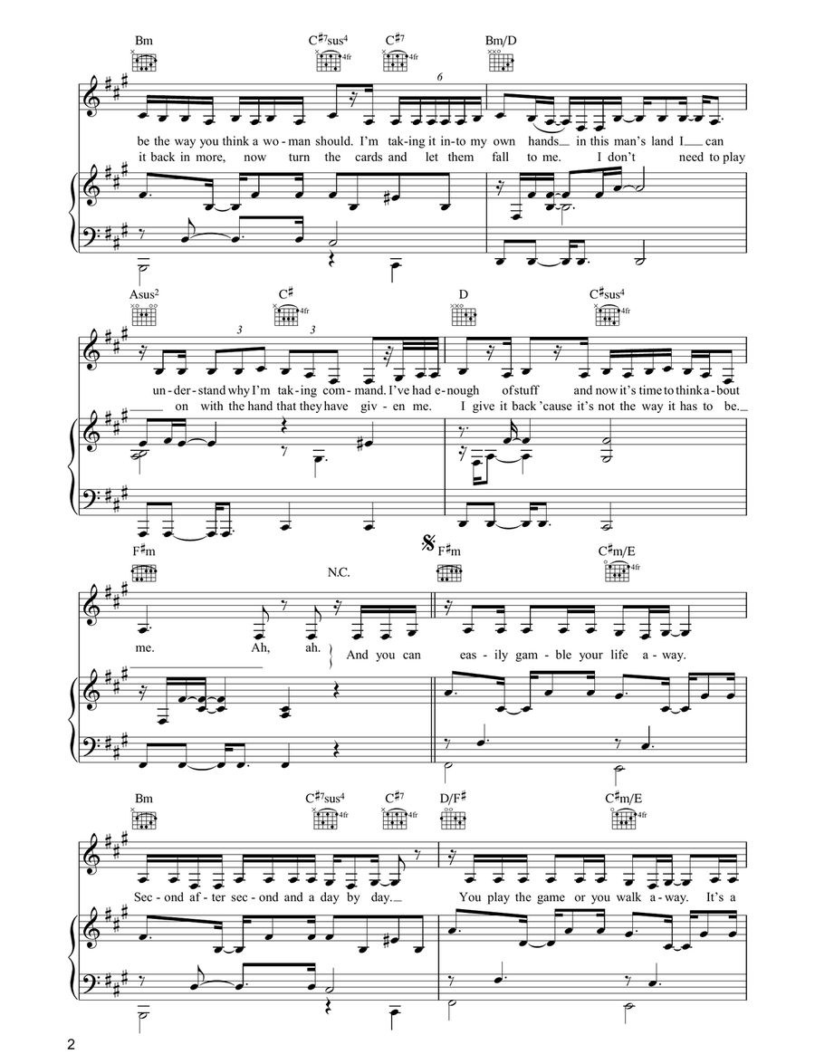 Shape Shape Piano, Vocal, Guitar scores gallery preview page 2