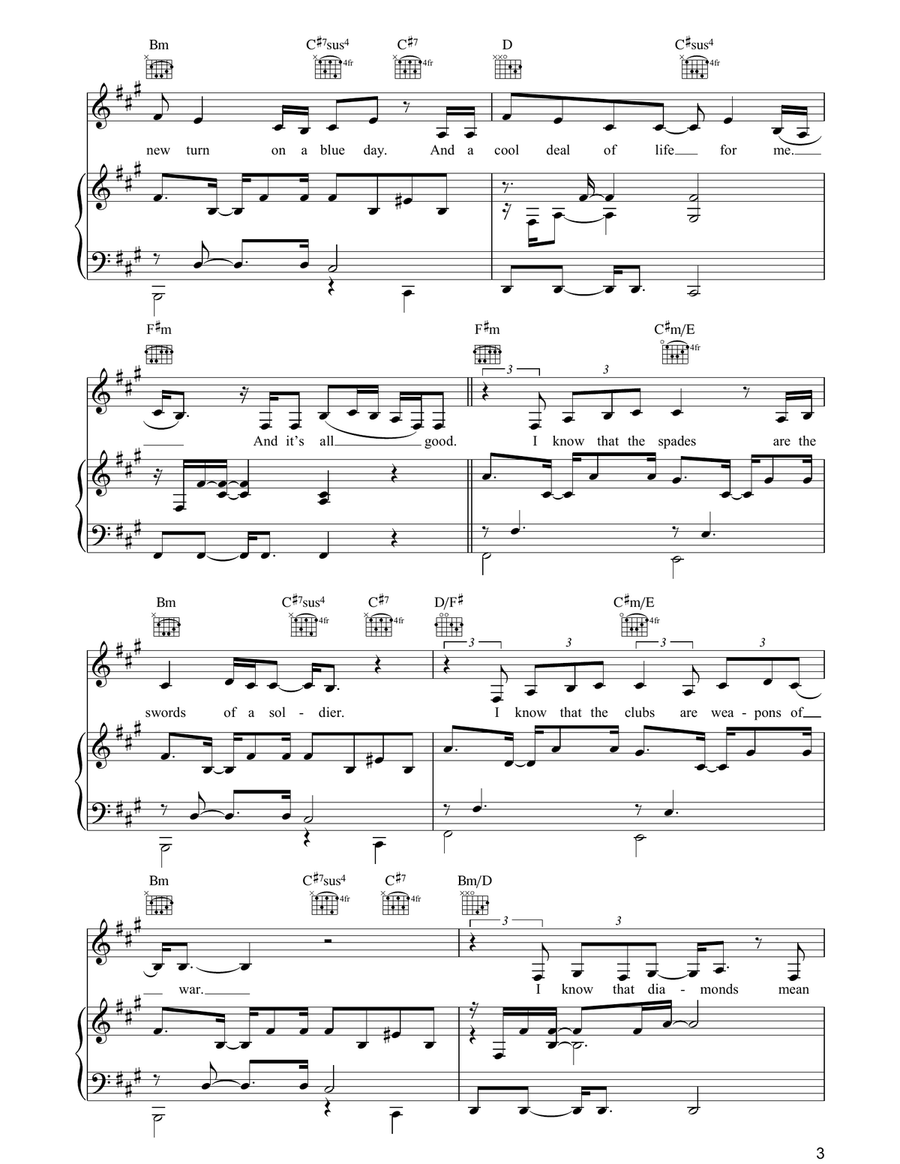 Shape Shape Piano, Vocal, Guitar scores gallery preview page 3