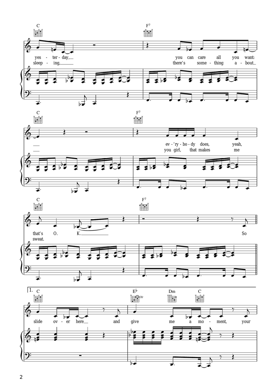 Need You Tonight Need You Tonight Acoustic Guitar scores gallery preview page 2