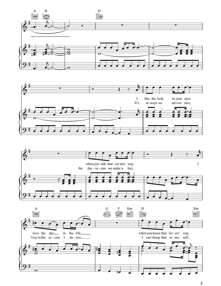 Burn For You Burn For You Acoustic Guitar scores gallery preview page 3