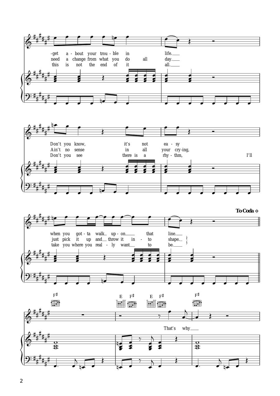 What You Need What You Need Acoustic Guitar scores gallery preview page 2