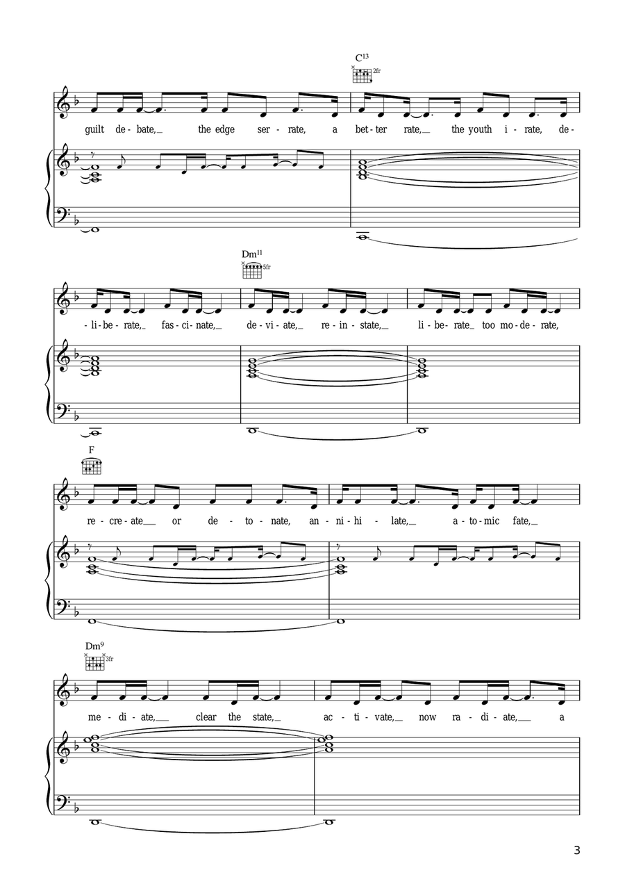 Mediate Mediate Acoustic Guitar scores gallery preview page 3