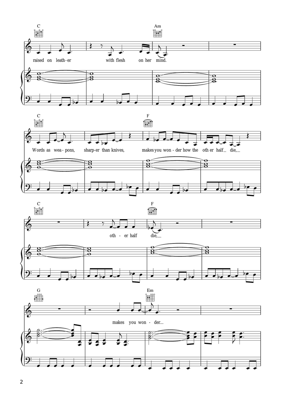 Devil Inside Devil Inside Acoustic Guitar scores gallery preview page 2