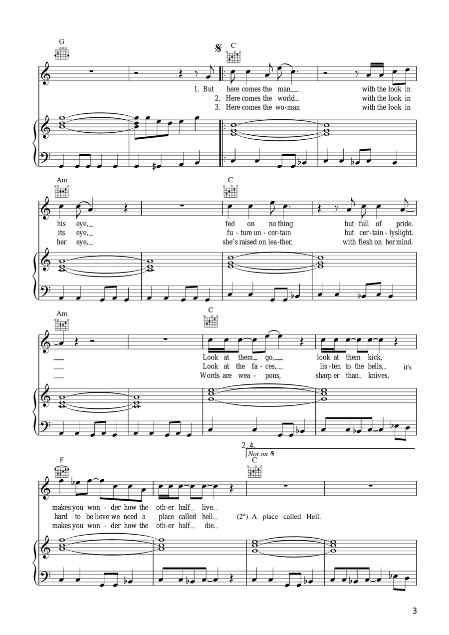 Devil Inside Devil Inside Acoustic Guitar scores gallery preview page 3