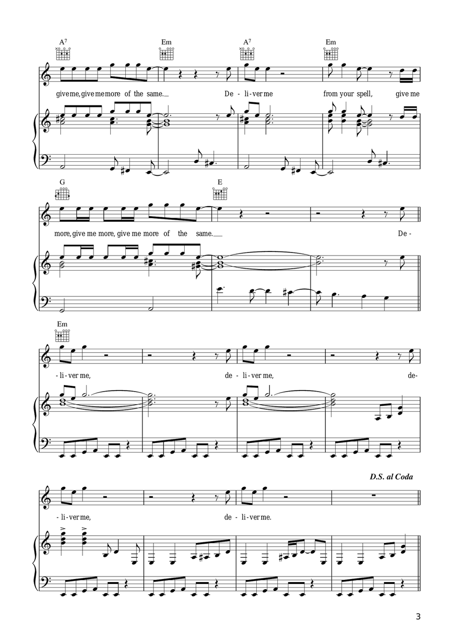 Deliver Me Deliver Me Acoustic Guitar scores gallery preview page 3