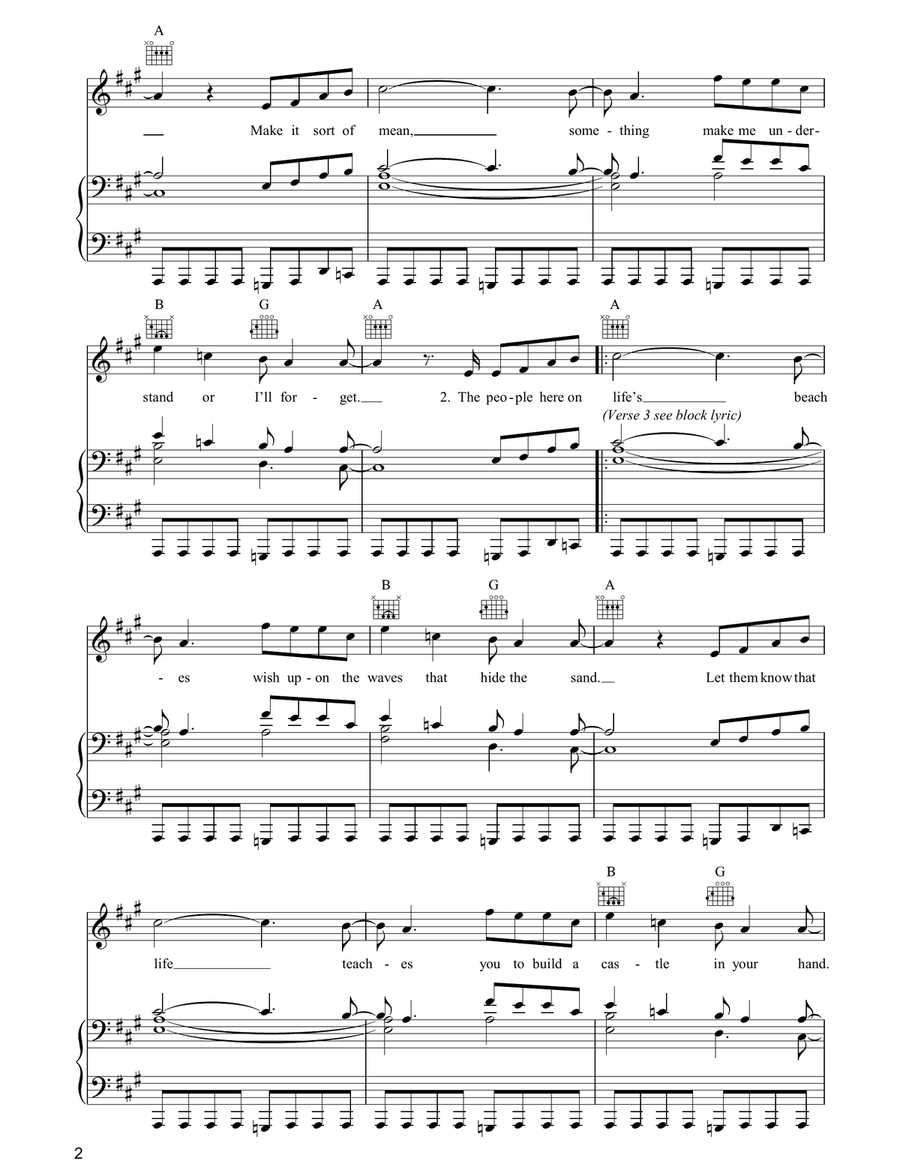 It's Gettin' Better (Man!!) Piano, Vocal, Guitar scores gallery preview page 2