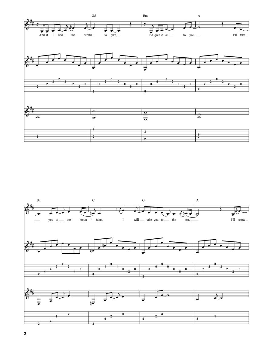 The One Who Knows The One Who Knows Acoustic Guitar scores gallery preview page 2