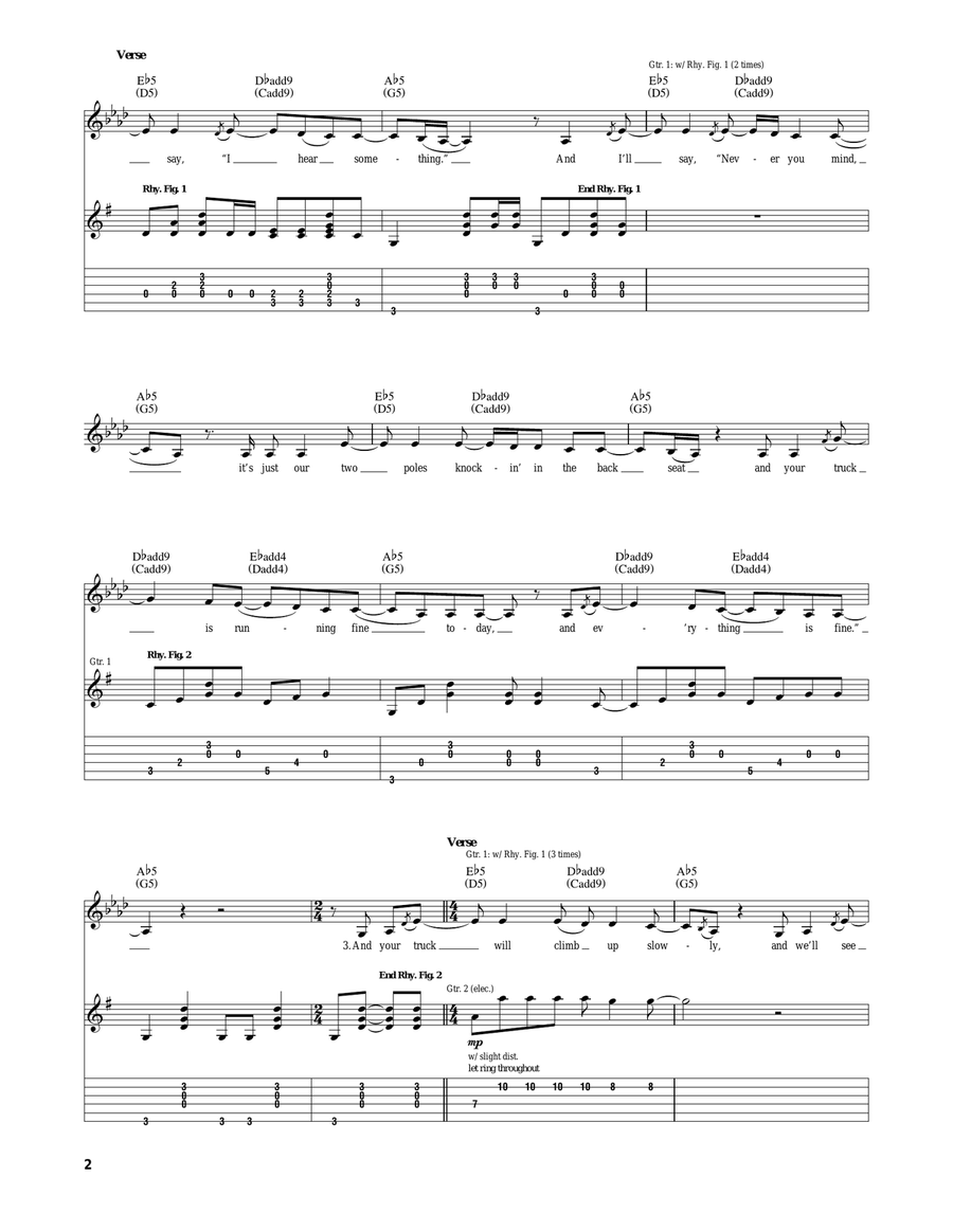 Fishing In The Morning Fishing In The Morning Acoustic Guitar scores gallery preview page 2