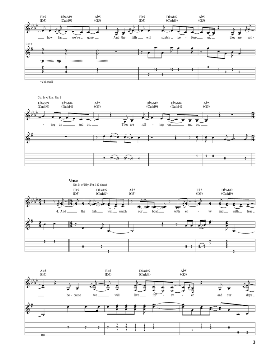 Fishing In The Morning Fishing In The Morning Acoustic Guitar scores gallery preview page 3