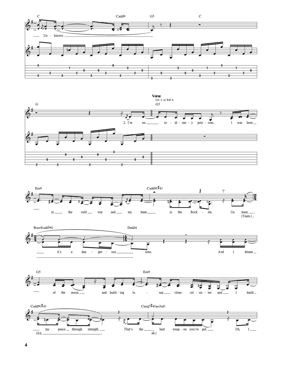 The Great Unknown The Great Unknown Acoustic Guitar scores gallery preview page 4