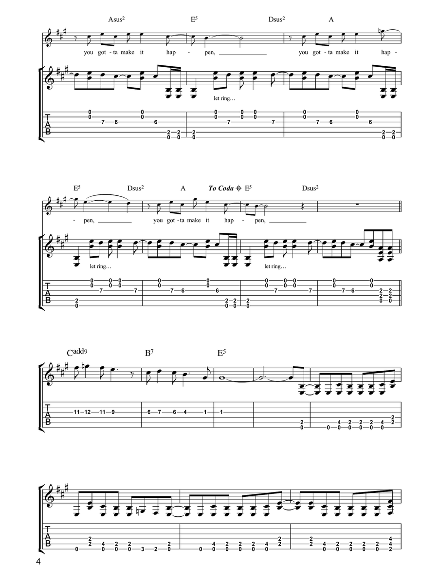 Cigarettes & Alcohol Cigarettes & Alcohol Acoustic Guitar scores gallery preview page 4