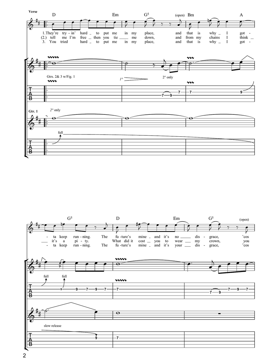 I Hope, I Think, I Know I Hope, I Think, I Know Acoustic Guitar scores gallery preview page 2