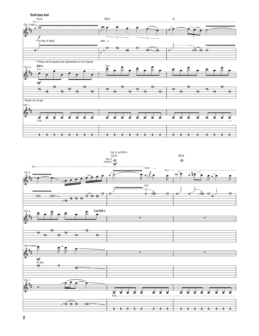 Just Like Paradise Just Like Paradise Acoustic Guitar scores gallery preview page 2