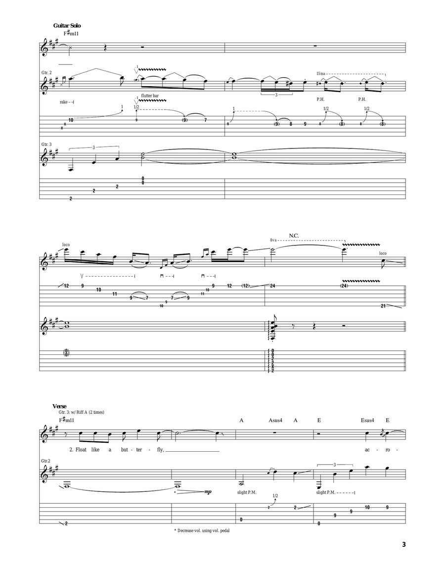 Skyscraper Skyscraper Acoustic Guitar scores gallery preview page 3