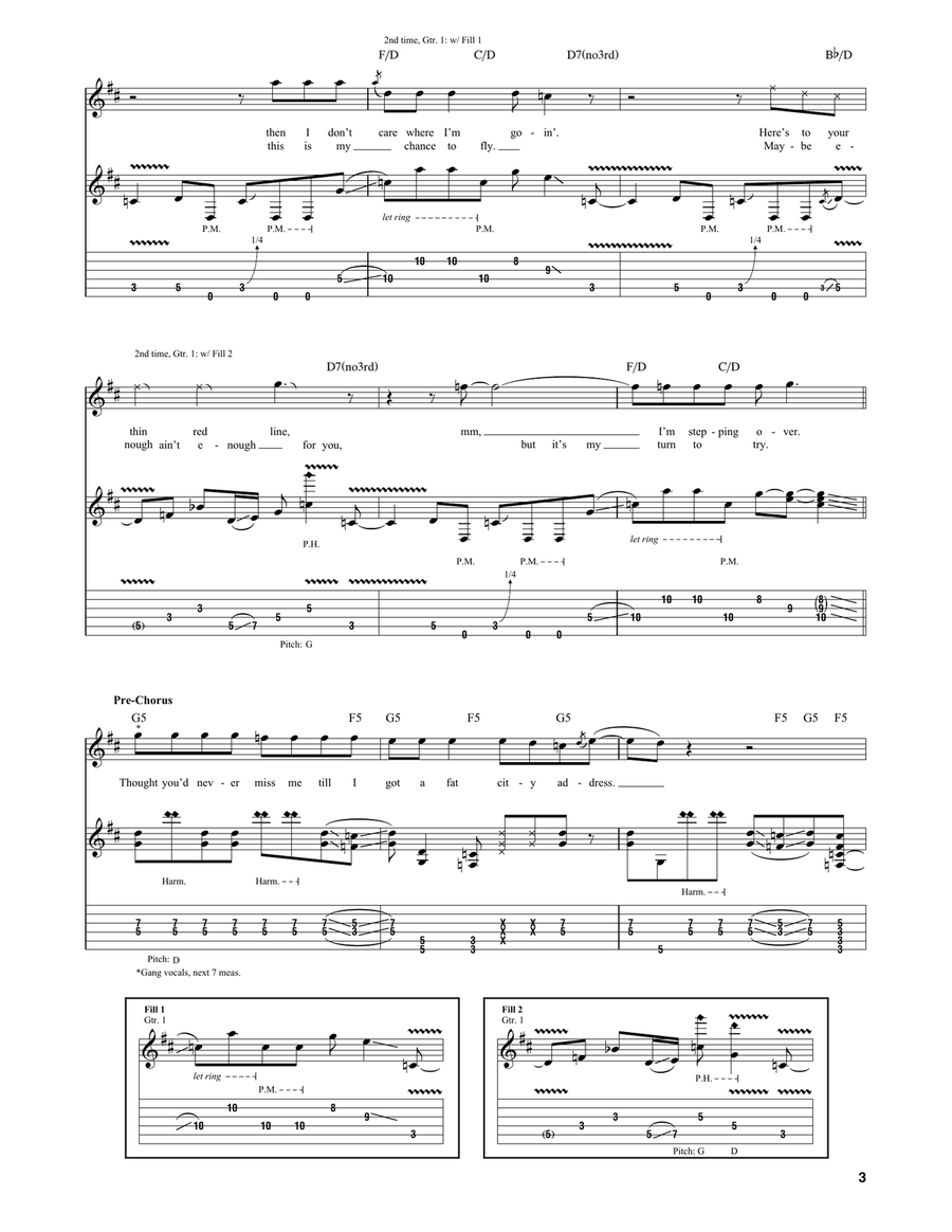 Unchained Unchained Acoustic Guitar scores gallery preview page 3
