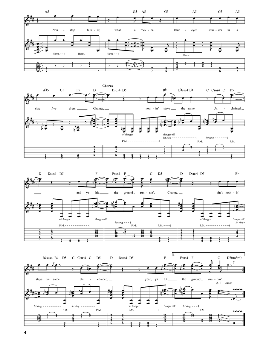 Unchained Unchained Acoustic Guitar scores gallery preview page 4
