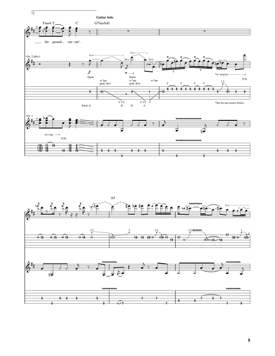 Unchained Unchained Acoustic Guitar scores gallery preview page 5