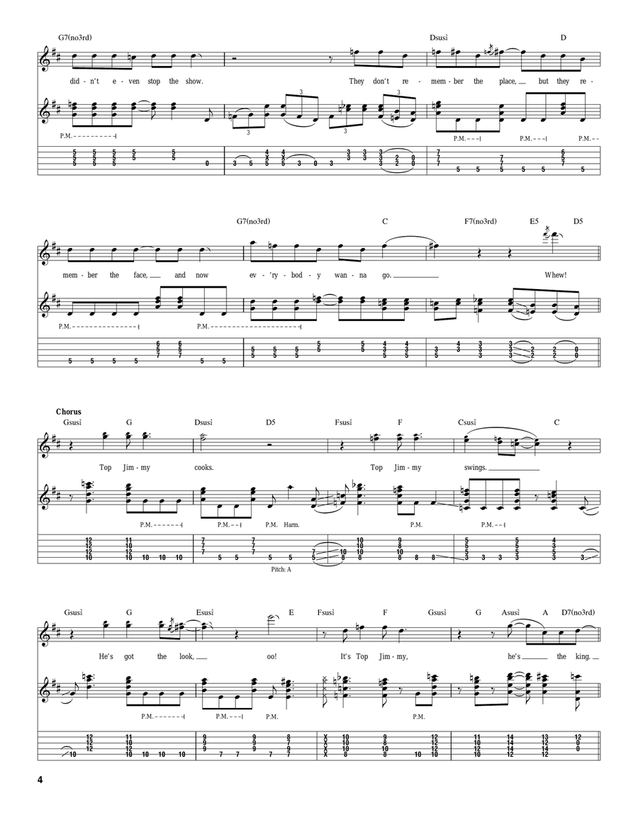 Top Jimmy Top Jimmy Acoustic Guitar scores gallery preview page 4
