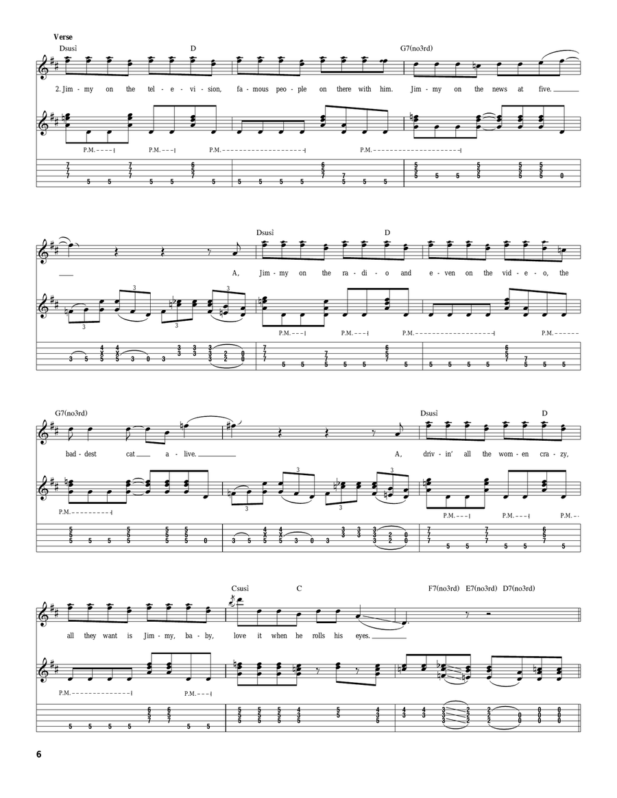 Top Jimmy Top Jimmy Acoustic Guitar scores gallery preview page 6