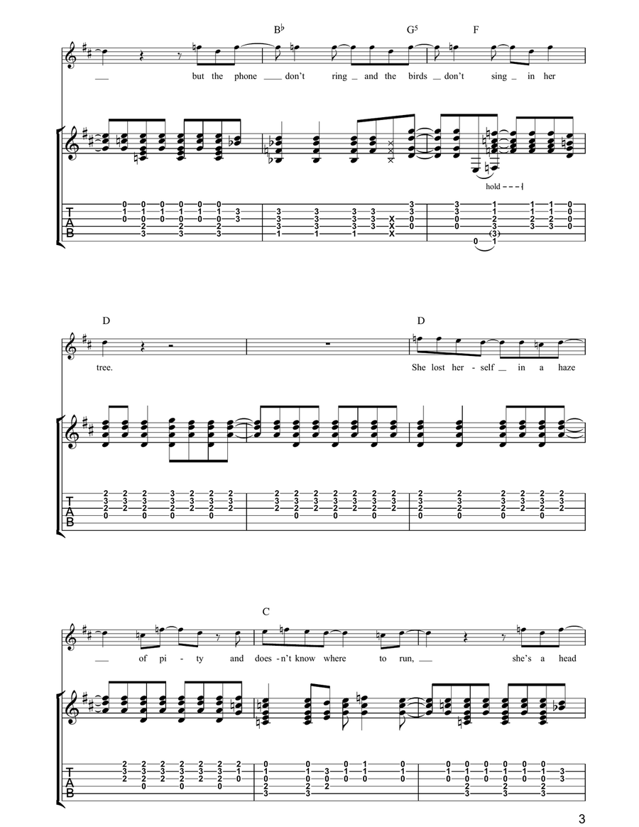 Headshrinker Headshrinker Guitar Tablature scores gallery preview page 3