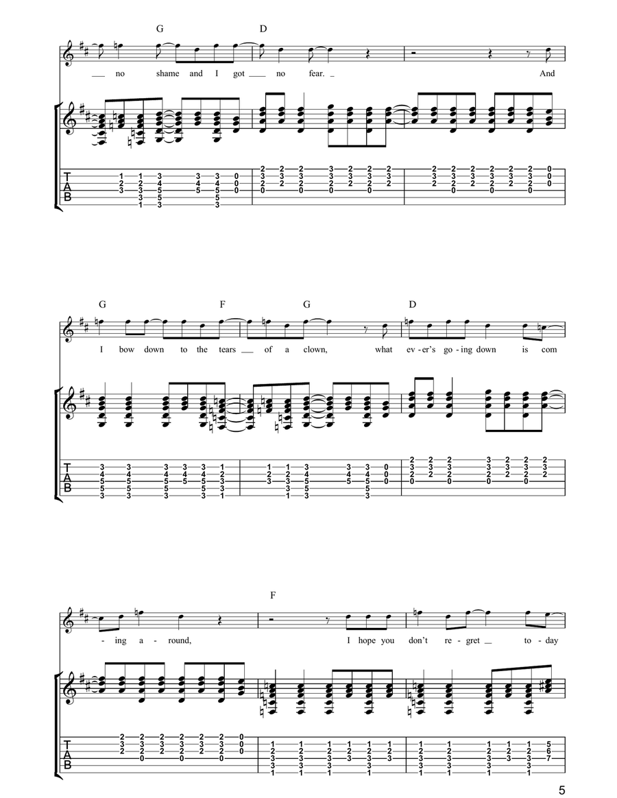 Headshrinker Headshrinker Guitar Tablature scores gallery preview page 5