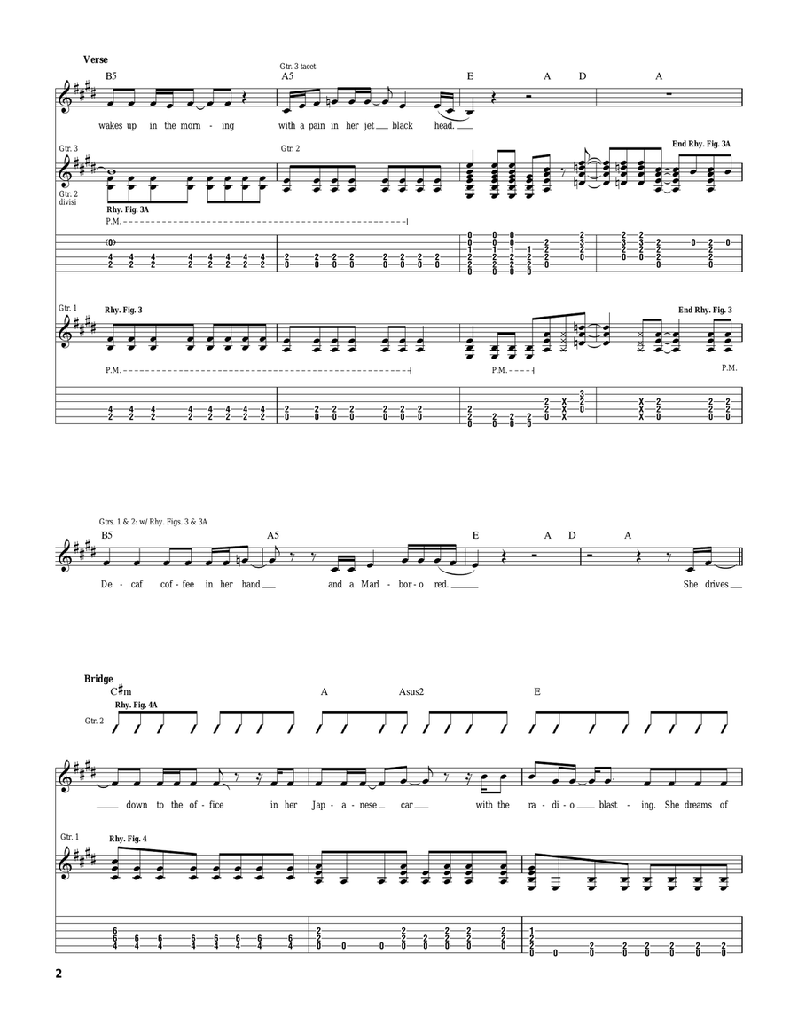 All American Girl All American Girl Acoustic Guitar scores gallery preview page 2