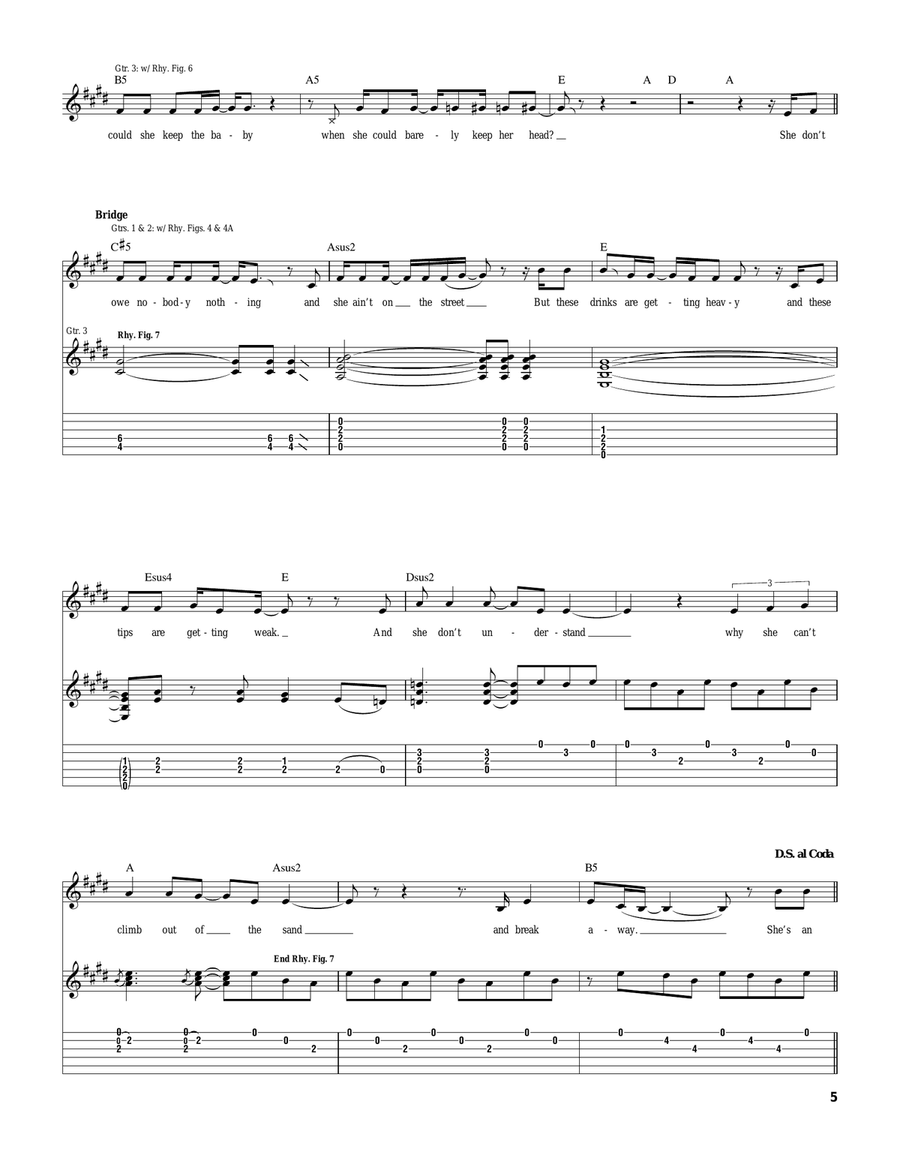 All American Girl All American Girl Acoustic Guitar scores gallery preview page 5