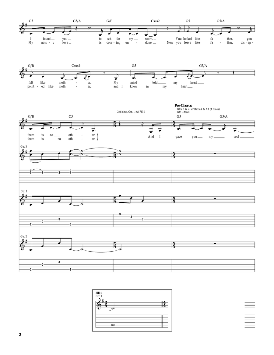 Enough Of Me Enough Of Me Acoustic Guitar scores gallery preview page 2
