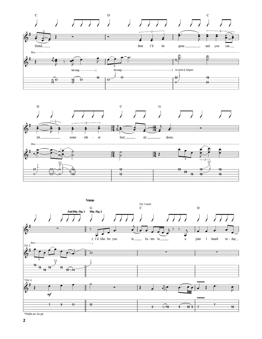 Pop A Top Pop A Top Acoustic Guitar scores gallery preview page 2