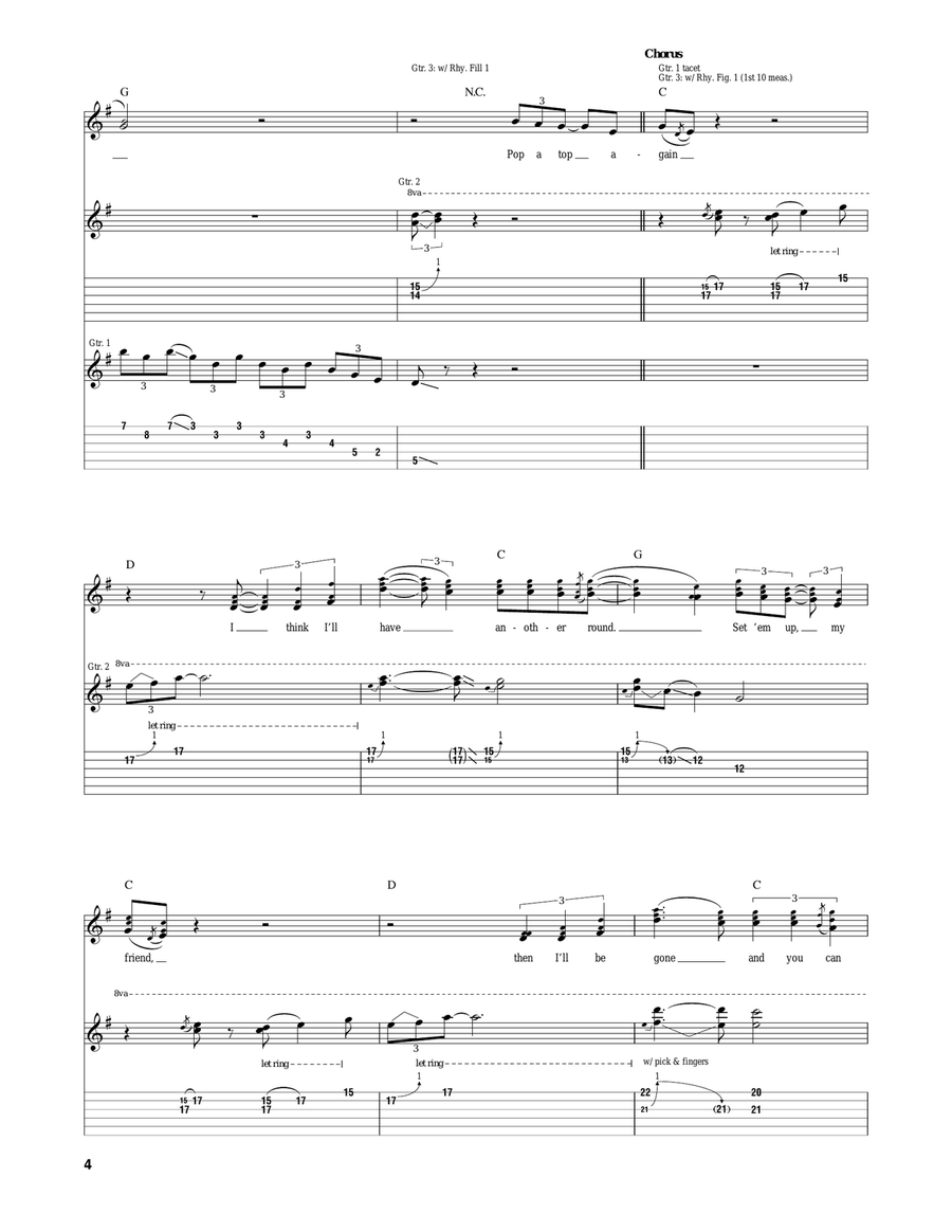 Pop A Top Pop A Top Acoustic Guitar scores gallery preview page 4