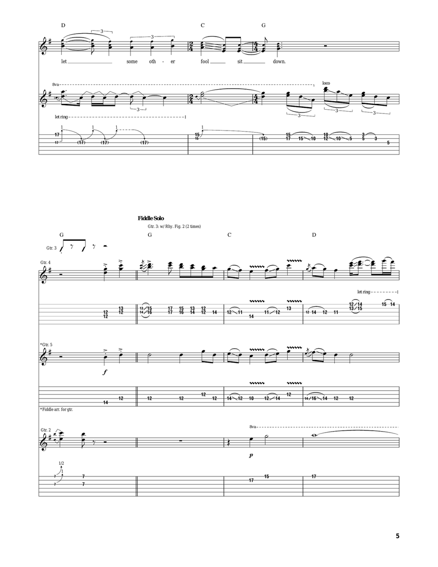 Pop A Top Pop A Top Acoustic Guitar scores gallery preview page 5