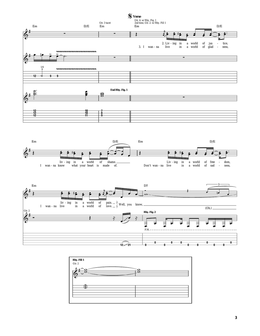 I Want To Make The World Turn Around Acoustic Guitar scores gallery preview page 3