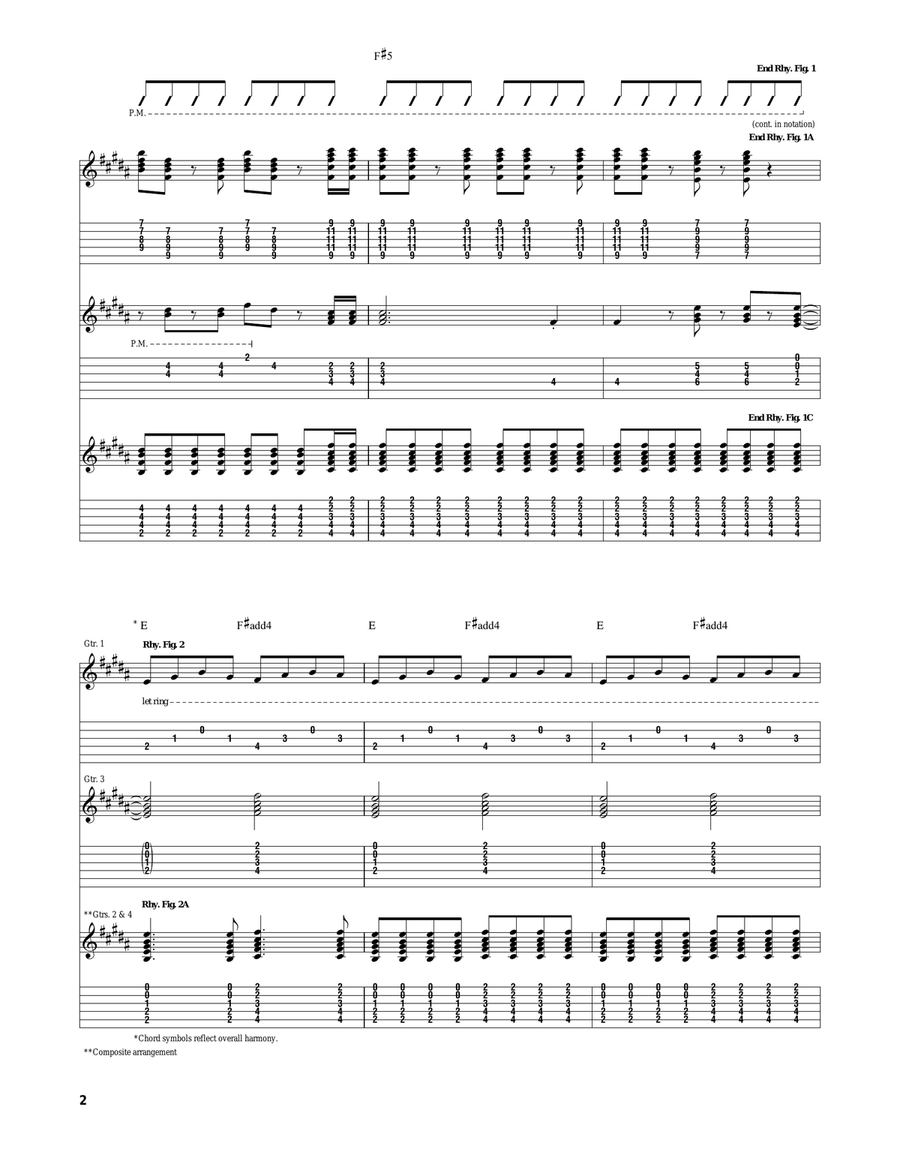 Wide River Wide River Acoustic Guitar scores gallery preview page 2