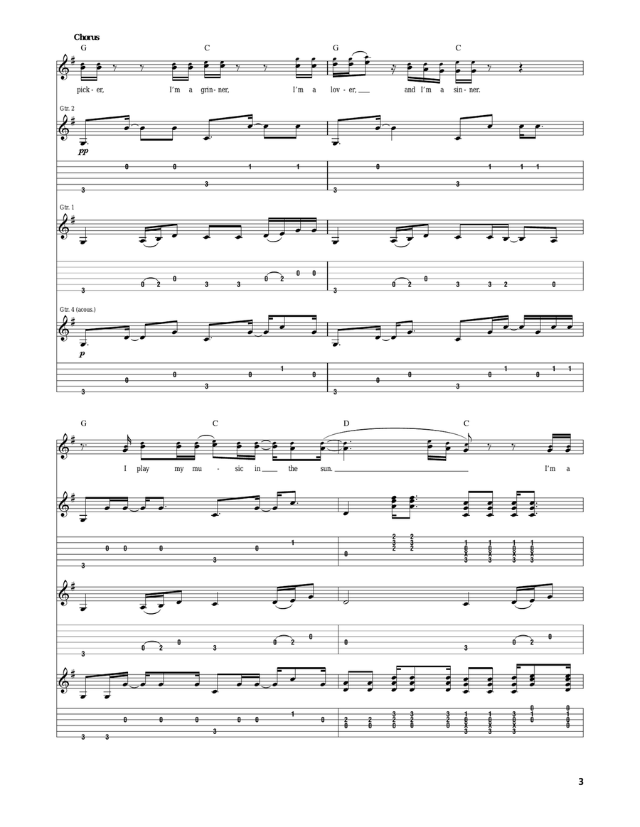 The Joker The Joker Acoustic Guitar scores gallery preview page 3