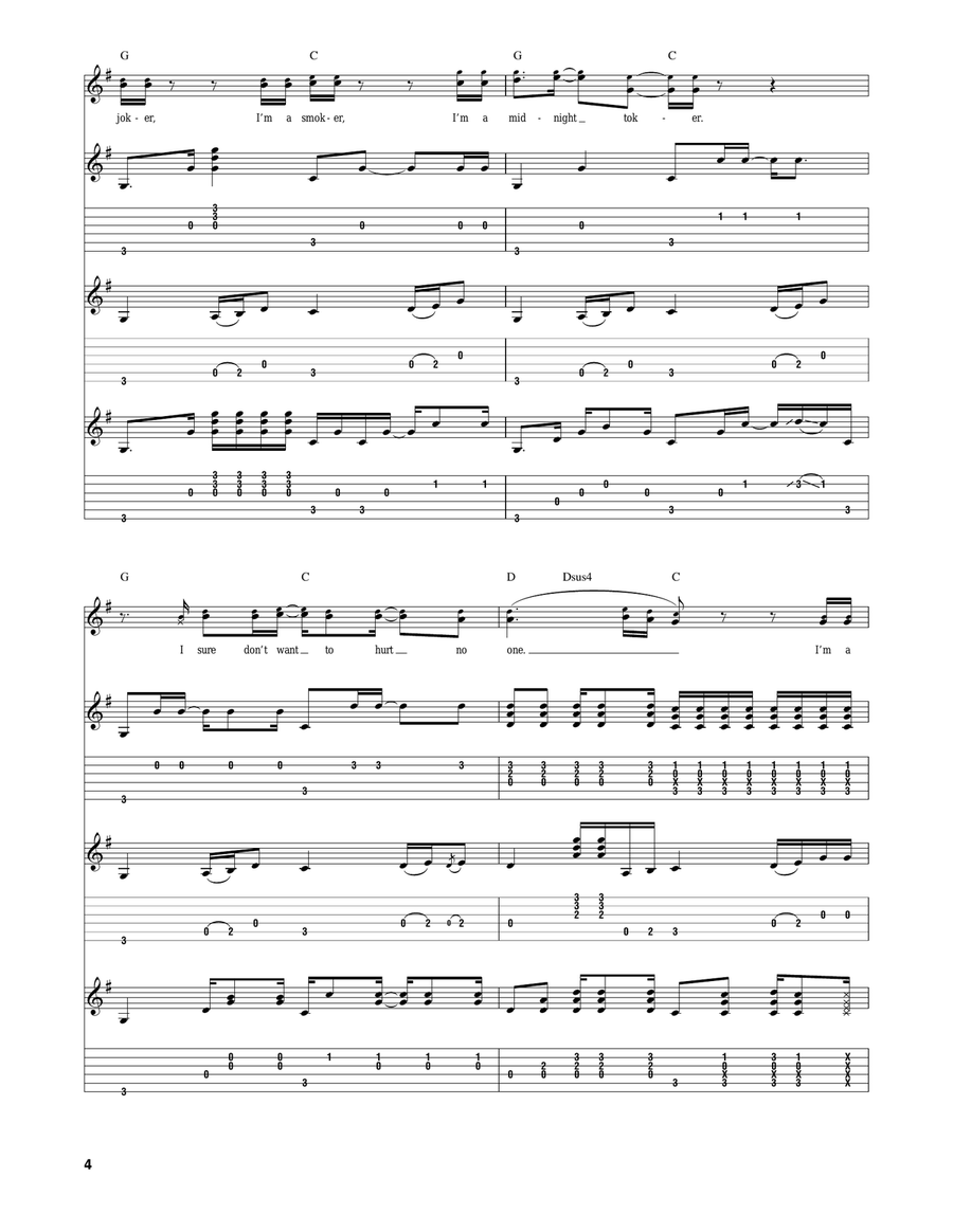 The Joker The Joker Acoustic Guitar scores gallery preview page 4