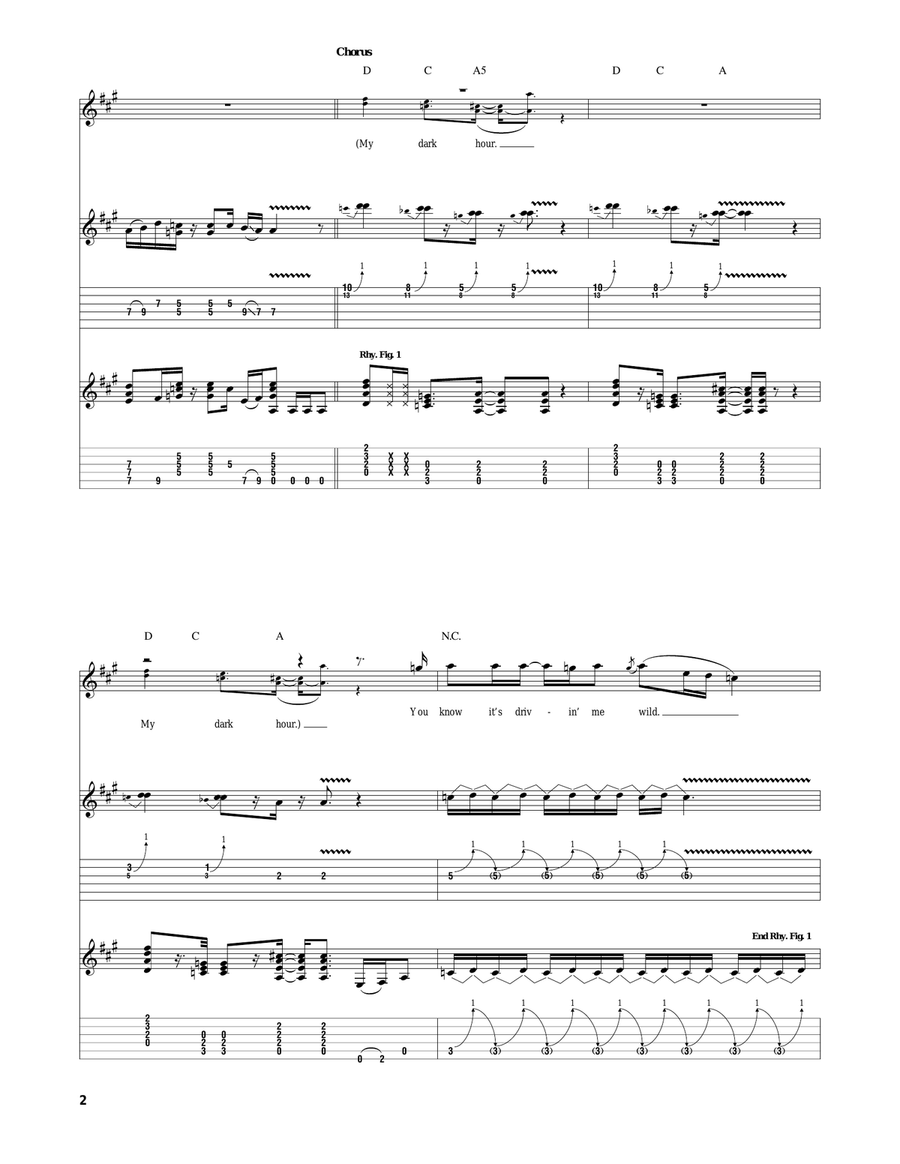 My Dark Hour My Dark Hour Acoustic Guitar scores gallery preview page 2